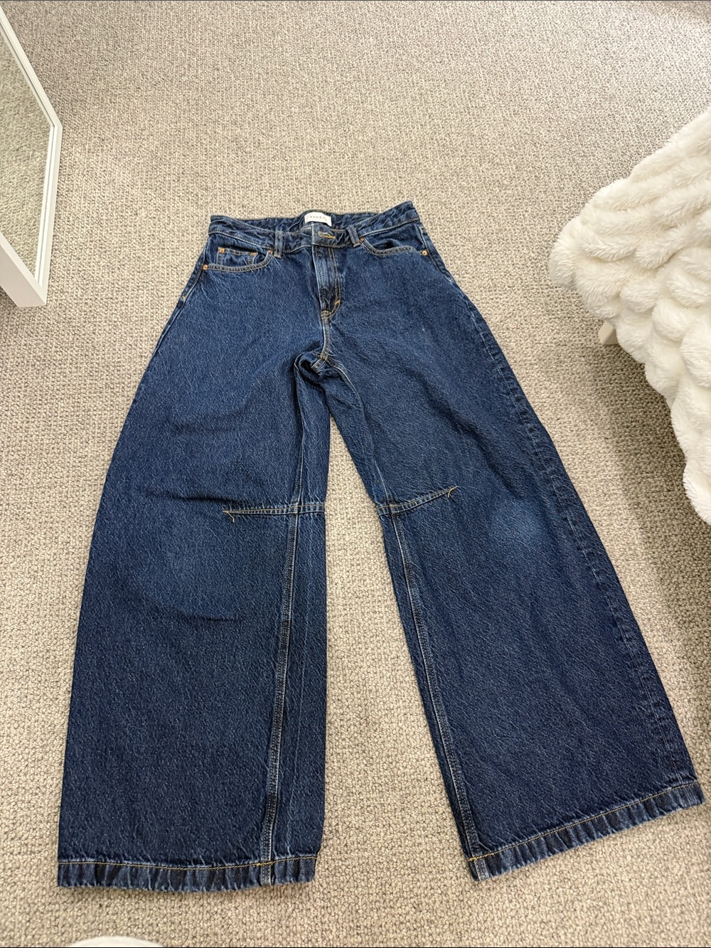 Pacsun Remi Baggy Barrel Jeans Knee blue